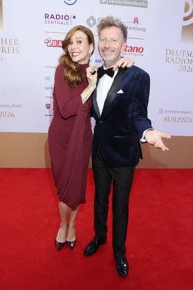 Deutscher Radiopreis 2026 Katrin Bauerfeind, Thorsten Schorn, Radiopreis 2026, Stage Theater an der Elbe, Hamburg, 10.09.2026 Copyright: xEventpressxBecherx