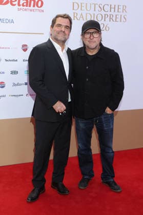 Deutscher Radiopreis 2026 Andreas Altenburg, Bjarne Maedel, Radiopreis 2026, Stage Theater an der Elbe, Hamburg, 10.09.2026 Copyright: xEventpressxBecherx