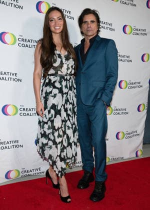 September 10, 2026, Toluca Lake, California, USA: American actress, writer, and model. CAITLIN MCHUGH, 40, and American actor and musician JOHN STAMOS, 63, attends The Creative Coalition Hosts 12th Annual Humanitarian Awards Dinner red carpet. Toluca Lake USA - ZUMAb173 20260910_aap_b173_012 Copyright: xBillyxBennightx