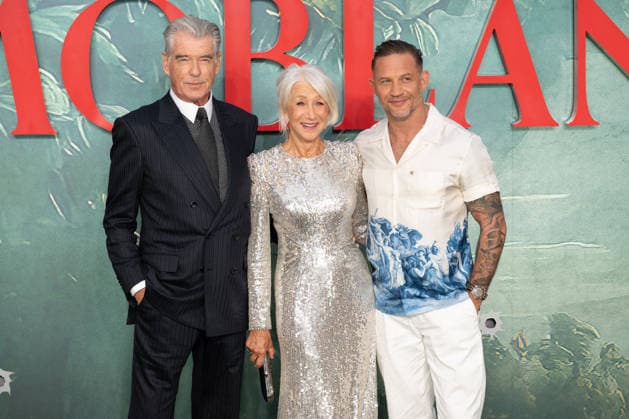 Pierce Brosnan, Dame Helen Mirren and Tom Hardy attends MobLand Season Two - World Premiere at the Odeon Luxe Leicester Square in London, England. UK. Thursday 10th September 2026. Copyright: xJamesxWarrenx MOBLAND - SEASON TWO - WORLD PREIERE 9