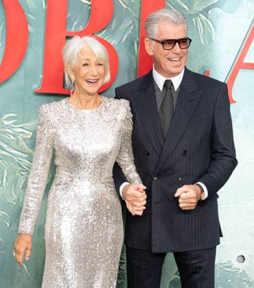 Dame Helen Mirren and Pierce Brosnan attends MobLand Season Two - World Premiere at the Odeon Luxe Leicester Square in London, England. UK. Thursday 10th September 2026. Copyright: xJamesxWarrenx MOBLAND - SEASON TWO - WORLD PREIERE 19