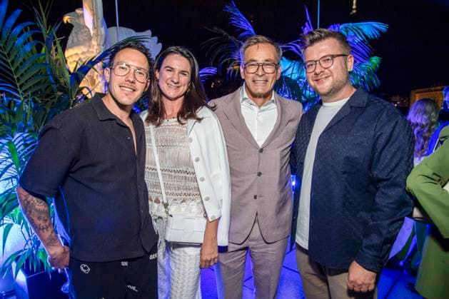 ABB BERTELSMANN- Brix Schaumburg, Nadine Sosniok, Jan Sosniok und Philipp Fleiter zu Gast auf der Bertelsmann Party 2026 in der Bertelsmann Repraesentanz am 10.09.2026 in Berlin Berlin Deutschland