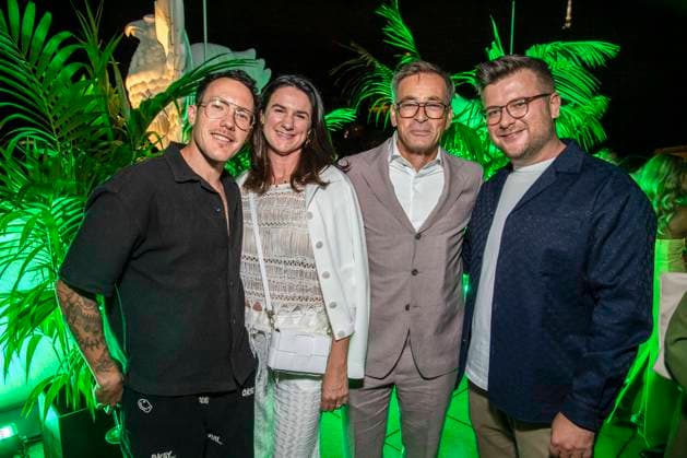 ABB BERTELSMANN- Brix Schaumburg, Nadine Sosniok, Jan Sosniok und Philipp Fleiter zu Gast auf der Bertelsmann Party 2026 in der Bertelsmann Repraesentanz am 10.09.2026 in Berlin Berlin Deutschland