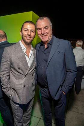 ABB BERTELSMANN- Riccardo Basile und Clemens Toennies zu Gast auf der Bertelsmann Party 2026 in der Bertelsmann Repraesentanz am 10.09.2026 in Berlin Berlin Deutschland