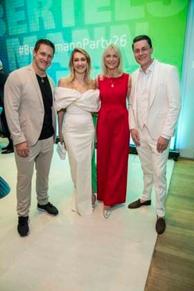 ABB BERTELSMANN- Matthias Steiner und Inge Steiner mit Begleitung zu Gast auf der Bertelsmann Party 2026 in der Bertelsmann Repraesentanz am 10.09.2026 in Berlin Berlin Deutschland