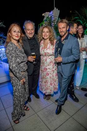 ABB BERTELSMANN- Birgitt Wolff, Harold Faltermeyer, Patricia Lueger und Thure Riefenstein zu Gast auf der Bertelsmann Party 2026 in der Bertelsmann Repraesentanz am 10.09.2026 in Berlin Berlin Deutschland