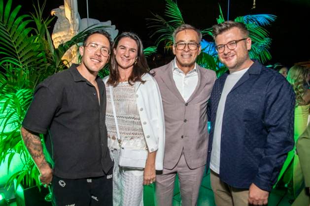 ABB BERTELSMANN- Brix Schaumburg, Nadine Sosniok, Jan Sosniok und Philipp Fleiter zu Gast auf der Bertelsmann Party 2026 in der Bertelsmann Repraesentanz am 10.09.2026 in Berlin Berlin Deutschland