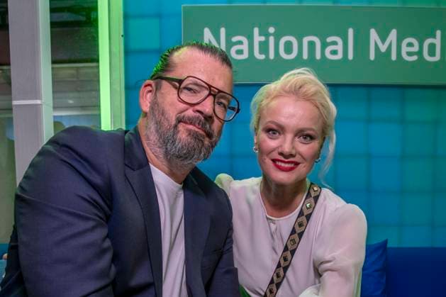 ABB BERTELSMANN- Christian Moestl und Franziska Knuppe zu Gast auf der Bertelsmann Party 2026 in der Bertelsmann Repraesentanz am 10.09.2026 in Berlin Berlin Deutschland