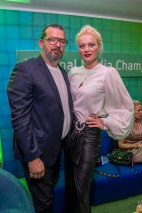 ABB BERTELSMANN- Christian Moestl und Franziska Knuppe zu Gast auf der Bertelsmann Party 2026 in der Bertelsmann Repraesentanz am 10.09.2026 in Berlin Berlin Deutschland