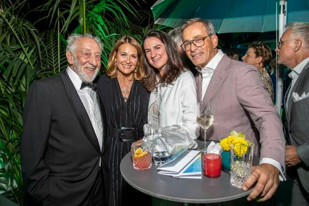 ABB BERTELSMANN- Dieter Hallervorden, Christiane Zander, Nadine Sosniok und Jan Sosniok zu Gast auf der Bertelsmann Party 2026 in der Bertelsmann Repraesentanz am 10.09.2026 in Berlin Berlin Deutschland