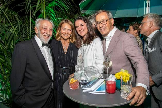 ABB BERTELSMANN- Dieter Hallervorden, Christiane Zander, Nadine Sosniok und Jan Sosniok zu Gast auf der Bertelsmann Party 2026 in der Bertelsmann Repraesentanz am 10.09.2026 in Berlin Berlin Deutschland