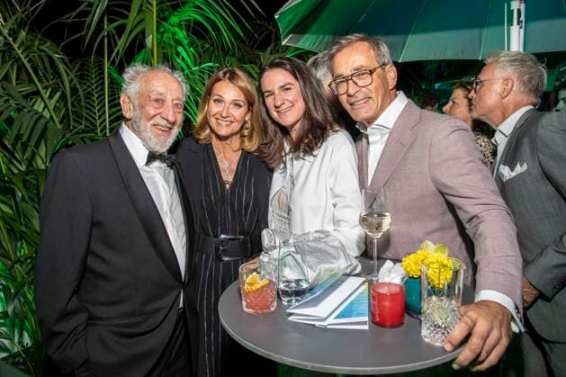 ABB BERTELSMANN- Dieter Hallervorden, Christiane Zander, Nadine Sosniok und Jan Sosniok zu Gast auf der Bertelsmann Party 2026 in der Bertelsmann Repraesentanz am 10.09.2026 in Berlin Berlin Deutschland