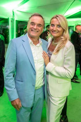 ABB BERTELSMANN- Dr.Georg Kofler und Isabel Kofler zu Gast auf der Bertelsmann Party 2026 in der Bertelsmann Repraesentanz am 10.09.2026 in Berlin Berlin Deutschland