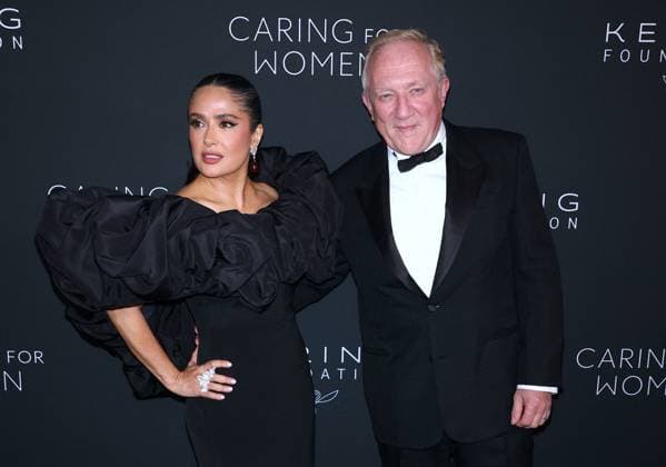 5th Annual Kering Caring For Women - NYC Salma Hayek and François-Henri Pinault attend the 5th Annual Kering Caring For Women at The Pool restaurant in New York, NY on September 10, 2026. Photo by Charles Guerin ABACAPRESS.COM New York City NY United States  Copyright: xGuerinxCharles ABACAx