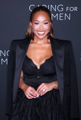 5th Annual Kering Caring For Women - NYC Jordyn Woods attends the 5th Annual Kering Caring For Women at The Pool restaurant in New York, NY on September 10, 2026. Photo by Charles Guerin ABACAPRESS.COM New York City NY United States  Copyright: xGuerinxCharles ABACAx