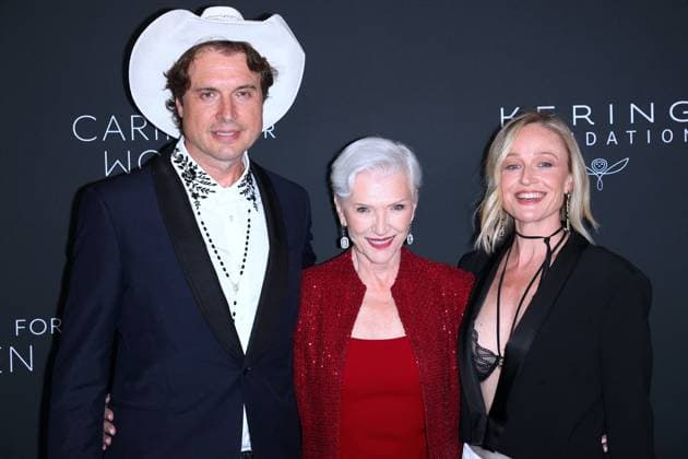 5th Annual Kering Caring For Women - NYC Kimbal Musk, Maye Musk and Christiana Musk attend the 5th Annual Kering Caring For Women at The Pool restaurant in New York, NY on September 10, 2026. Photo by Charles Guerin ABACAPRESS.COM New York City NY United States  Copyright: xGuerinxCharles ABACAx