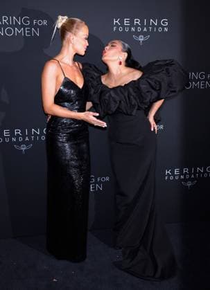 5th Annual Kering Caring For Women - NYC Rita Ora and Salma Hayek attend the 5th Annual Kering Caring For Women at The Pool restaurant in New York, NY on September 10, 2026. Photo by Charles Guerin ABACAPRESS.COM New York City NY United States  Copyright: xGuerinxCharles ABACAx