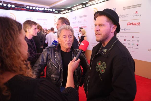 Peter Maffay und Johannes Oerding bei der Verleihung des 17. Deutschen Radiopreises 2026 im Stage Theater an der Elbe. Hamburg, 10.09.2026 Copyright: xAgenturxMatthiasxWehnertx xM.xGränzdörferx