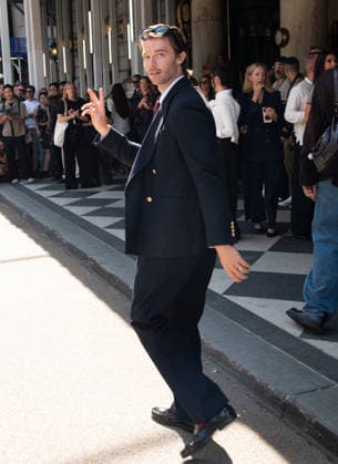 Celebrities at the New York Fashion Week Tommy Hilfiger Show Featuring: Patrick Schwarzenegger Where: New York, New York, United States When: 10 Sep 2026 Credit: Janet Mayer INSTARimages.com EDITORIAL USE ONLY. NOT FOR USE BY NEWSPAPERS BASED IN THE UK. Copyright: xx instar56005841