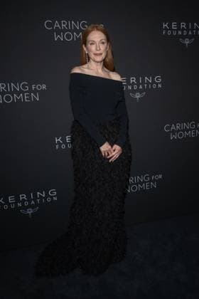 September 10, 2026, New York, New York, United States: Julianne Moore attends.Celebrities attend the Kering Foundation s Caring For Women Dinner at The Pool on September 10, 2026 in New York City. New York United States  - ZUMAs197 20260910_aaa_s197_779 Copyright: xRonxAdarx