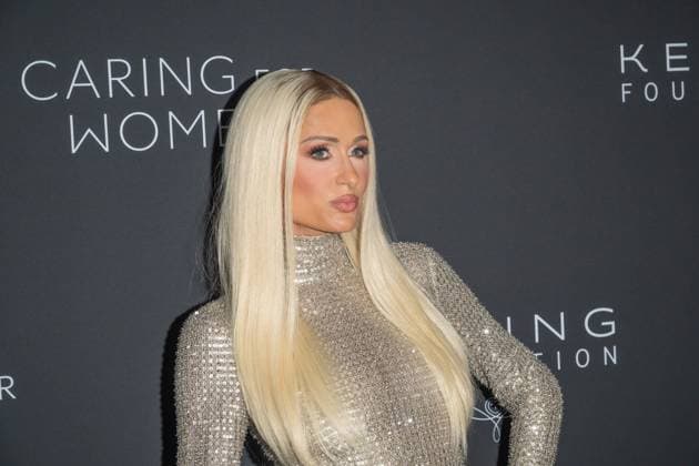 September 10, 2026, New York, New York, United States: Paris Hilton attends.Celebrities attend the Kering Foundation s Caring For Women Dinner at The Pool on September 10, 2026 in New York City. New York United States  - ZUMAs197 20260910_aaa_s197_784 Copyright: xRonxAdarx