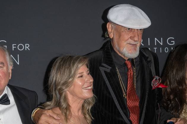 September 10, 2026, New York, New York, United States: (L-R) Elizabeth Jordan and Mick Fleetwood attend.Celebrities attend the Kering Foundation s Caring For Women Dinner at The Pool on September 10, 2026 in New York City. New York United States  - ZUMAs197 20260910_aaa_s197_786 Copyright: xRonxAdarx