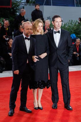 News - Un Peu Avant Minuit Red Carpet - The 83rd Venice International Film Festival (R-L) Melvil Poupaud, Chiara Mastroianni and Nicolas Pariser attend the Un Peu Avant Minuit Screening during the 83rd Venice International Film Festival at Sala Grande on September 10, 2026 in Venice, Italy. Photo: Cinzia Camela. Lido di Venezia Palazzo del Cinema Italy Copyright: xCinziaxCamelax xLiveMediax LPN_2662650