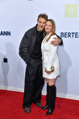 Hendrik Duryn mit Tochter Nina Gummich bei der Bertelsmann Party 2026 in der Bertelsmann Repräsentanz in Berlin am 10.09.2026