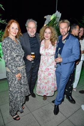 Birgitt Wolff, Harold Faltermeyer, Patricia Lueger und Thure Riefenstein bei der Bertelsmann Party 2026 in der Bertelsmann Repräsentanz in Berlin am 10.09.2026