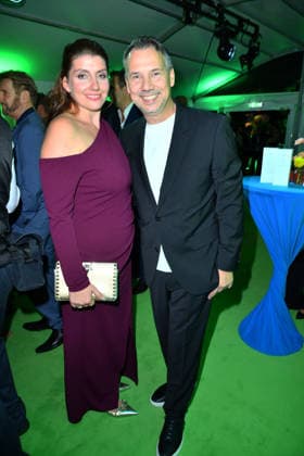 Sebastian Fitzek mit Frau Linda Fitzek bei der Bertelsmann Party 2026 in der Bertelsmann Repräsentanz in Berlin am 10.09.2026