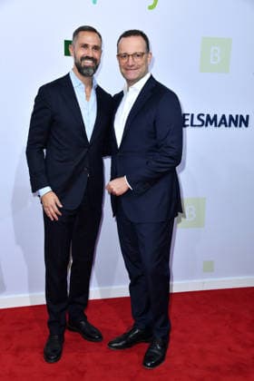 Daniel Funke und Jens Spahn bei der Bertelsmann Party 2026 in der Bertelsmann Repräsentanz in Berlin am 10.09.2026