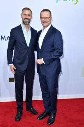 Daniel Funke und Jens Spahn bei der Bertelsmann Party 2026 in der Bertelsmann Repräsentanz in Berlin am 10.09.2026
