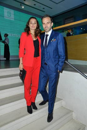 Sarah Alles und Marco van Dre bei der Bertelsmann Party 2026 in der Bertelsmann Repräsentanz in Berlin am 10.09.2026
