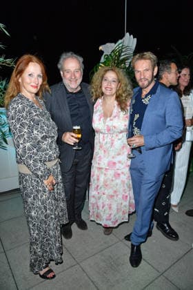 Birgitt Wolff, Harold Faltermeyer, Patricia Lueger und Thure Riefenstein bei der Bertelsmann Party 2026 in der Bertelsmann Repräsentanz in Berlin am 10.09.2026