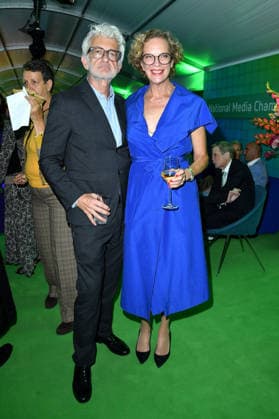 Dominic Raacke und Alexandra Rohleder bei der Bertelsmann Party 2026 in der Bertelsmann Repräsentanz in Berlin am 10.09.2026