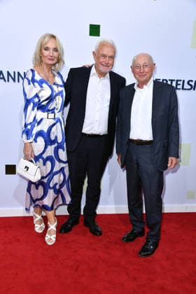 Annette Marberth-Kubick, Wolfgang Kubicki und Stefan Aust bei der Bertelsmann Party 2026 in der Bertelsmann Repräsentanz in Berlin am 10.09.2026