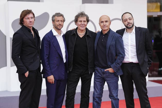 Be Brave Screening - The 83rd Venice International Film Foto IPP Daniele Cifala’ Venezia 10 09 2026 Be Brave Screening - The 83rd Venice International Film Festival nella foto : Marco Pianigiani, director Francesco Carrozzini, Renzo Rosso, Lorenzo Mieli and Roberto Beragnoli attend the Be Brave Screening during the 83rd Venice International Film Festival at Sala Grande on September 10, 2026 in Venice, Italy. Italy Photo Press - World Copyright Be Brave Screening - The 83rd