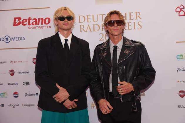 Lucas Hain und Felix Hain von Fast Boy bei der Verleihung des 17. Deutschen Radiopreises 2026 im Stage Theater an der Elbe. Hamburg, 10.09.2026 Copyright: xAgenturxMatthiasxWehnertx xM.xGränzdörferx