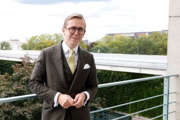 09.09.2026, Philipp Amthor, CDU, Politiker, Portraet im Bundeskanzleramt in Berlin, Staatsminister für Bund-Länder-Beziehungen, auf dem Balkon seines Büro, Berlin Deutschland, Germany