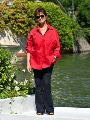 IPA88393116 - Venice, 83rd Venice International Film Festival 2026 - Day 10. Arrivals at the Hotel Excelsior pier. Pictured: Laura Morante  Copyright: xSimonexComix xPoolxPhotoxEventsx08x IPA88393116
