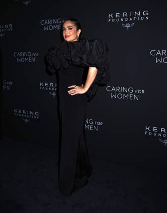 September 10, 2026, New York, Ny, United States: Salma Hayek attends the Kering Foundation Fifth Annual Caring for Women Dinner. Held at The Pool in New York. Zuma Press September 10, 2026 New York United States - ZUMAp281 20260910_zea_p281_213 Copyright: xPhotoxImagexPressx
