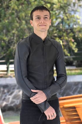 Francesco Gheghi bei der Ankunft am Pier des Hotels Excelsior auf der Biennale di Venezia 2026 83. Internationale Filmfestspiele von Venedig. Venedig, 11.09.2026