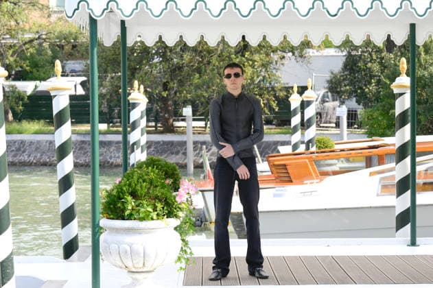 Francesco Gheghi bei der Ankunft am Pier des Hotels Excelsior auf der Biennale di Venezia 2026 83. Internationale Filmfestspiele von Venedig. Venedig, 11.09.2026