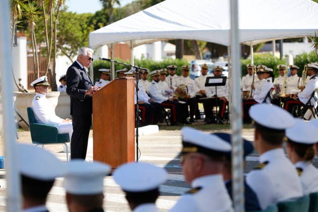 Felipe VI Visits the Rota Base on the 25th Anniversary of the September 11 Terrorist Attacks in the U.S. Tribute Ceremony for the Victims of September 11 at the Rota Base September 11, 2026, in Rota, Cádiz, Andalusia, Spain King Felipe VI attended a ceremony this Friday organized by military personnel from Spain and the United States to honor the victims of the September 11, 2001, terrorist attacks—which mark their 25th anniversary this year— at the Rota Naval Base in Cádiz. The Naval Base traditionally commemorates the anniversary of the September 11 terrorist attacks with solemn tribute ceremonies organized jointly by military personnel from the Spanish Navy and the U.S. Armed Forces stationed at the base. SEPTEMBER 11, 2026 Cádiz, Andal  Copyright: xNachoxFradex 7765285