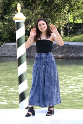 Sara Ciocca bei der Ankunft vom Cast des Kinofilms Greta e le favole vere Greta and the True Fairy Tales am Pier des Hotels Excelsior auf der Biennale di Venezia 2026 83. Internationale Filmfestspiele von Venedig. Venedig, 11.09.2026