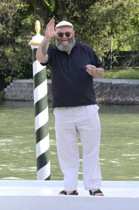 Darko Peric bei der Ankunft vom Cast des Kinofilms Greta e le favole vere Greta and the True Fairy Tales am Pier des Hotels Excelsior auf der Biennale di Venezia 2026 83. Internationale Filmfestspiele von Venedig. Venedig, 11.09.2026