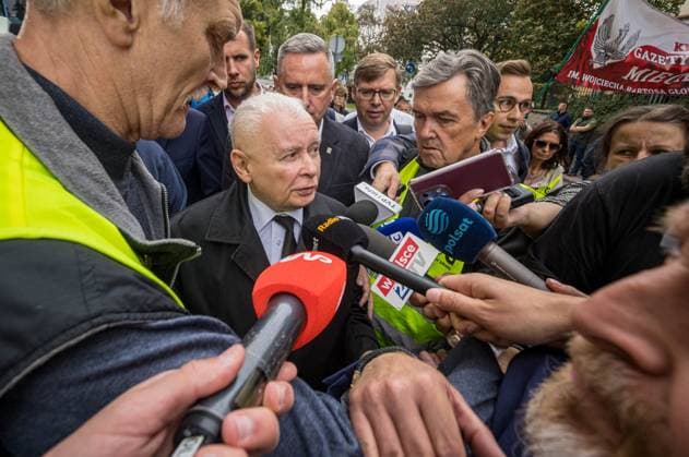September 11, 2026, Warsaw, Mazovia, Poland: Leader of the Law and Justice Party (PiS) Jaroslaw Kaczynski speaks to the media..An escalating dispute over who legally controls WarsawÃ¢â‚¬â ¢s Academy of Justice (Akademia Wymiaru Sprawiedliwosci) brings right-wing supporters of the Polish Law and Justice Party (Prawo i Sprawiedliwosc, PiS) to the Academy to protest. The academyÃ¢â‚¬â ¢s rector-commandant, Michal Sopinski was dismissed earlier this year for alleged serious irregularities in doctoral-degree procedures and overt political activity. The Justice Minister Waldemar Zurek confirmed Sopinski s dismissal on the 10th September and appointed Slawomir Cudak to run the academy. SopiAski disputes the legality of his dismissal, and he an - ZUMAs197 20260911_aaa_s197_127 Copyright: xNeilxMiltonx