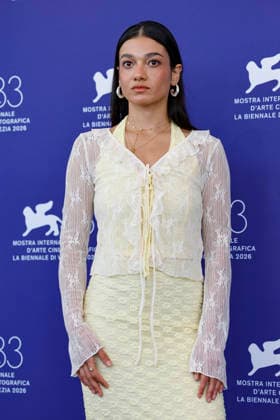 September 11, 2026, Venice, ITALY: Iranian actress Sadaf Asgari poses for the photocall of Kami Nour (A bit of light) during the 83rd Venice Film Festival in Venice, Italy, 11 September 2026. The movie is presented in official competition Venezia83 at the festival running from 02 to 12 September 2026. ANSA FABIO FRUSTACI. Venice ITALY  - ZUMAa110 20260911_zaf_a110_038 Copyright: xFabioxFrustacix