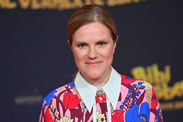 Fritzi HABERLANDT (Schauspielerin), Einzelbild,angeschnittenes Einzelmotiv,Portraet,Portrait,Porträt. Premiere von BIBI BLOCKSBERG Ð DIE TOTAL VERHEXTE ZEITREISE am 11.09.20226 im Mathaeser Kino in Muenchen. Fotocall Roter Teppich,Red Carpet.