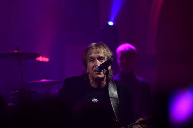 Jan Kirsten von Karussell live bei einem Konzert der 50 Jahre Karussell -Jubiläumstour in der Erlöserkirche Kunnerwitz. Görlitz OT Kunnerwitz, 10.09.2026 Copyright: xMatthiasxWehnertx
